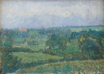 Landschaft auf dem Land, um 1909-10