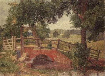 Die Brücke im Panshanger Park