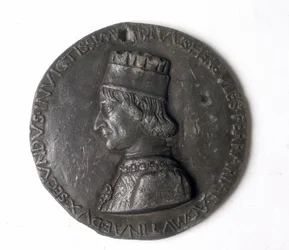 Medaille mit Darstellung von Ercole d