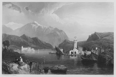 Comer See, aus dem Bild in der Vernon Gallery