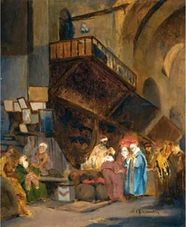 Basar in Konstantinopel