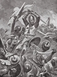 Kreuzritter stürmen die Stadt Tyrus