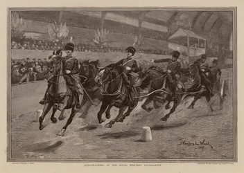 Kanonen-Galopp beim Royal Tournament (Gravur)