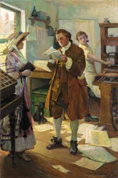 Franklin der Drucker