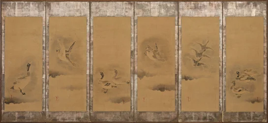 Wildgänse, Momoyama- oder Edo-Zeit, 1568-1615