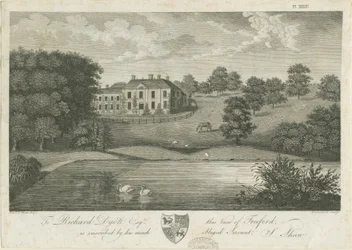 Freeford Hall: Gravur, undatiert [1797]