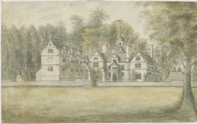 Norton Canes - Little Wyrley Hall: Aquarell, undatiert [1762-1802]