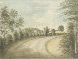 Statfold Hall: Aquarell, nd [1762-1802]