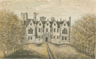 Tamworth - The Moat House: Aquarell, undatiert [1762-1802]