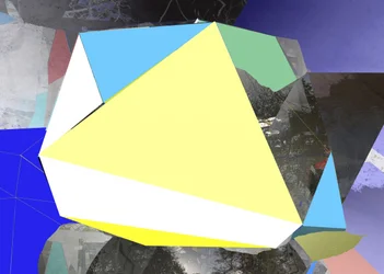 Abstrakte Geometrische Landschaft
