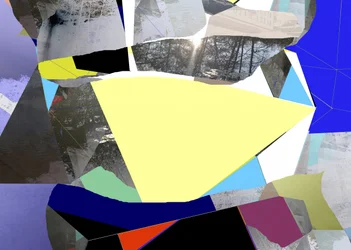 Abstrakte Sonnenlicht-Collage