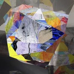 Fragmentierte Kristalllandschaft