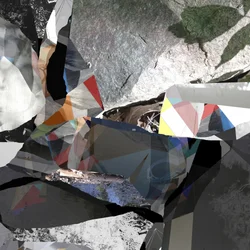 Geometrische Naturcollage
