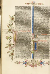 Geschmückter Initialbuchstabe J; Geschmückter Initialbuchstabe I