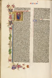 Initiale P: Heiliger Petrus