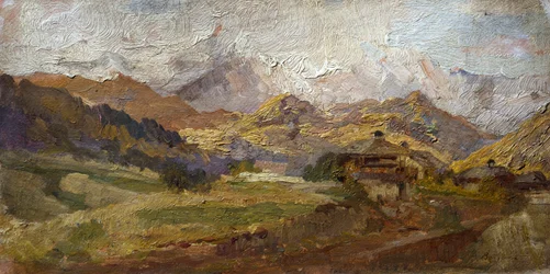 Berg Spluga, von Stefano Bersani (1872-1914)