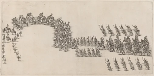 Eine Prozession von sechzig Reitern und Fackelträgern, 1652