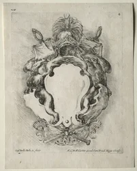 Sammlung verschiedener Capriccios und neuer Entwürfe von Kartuschen und Ornamenten: Nr. 4