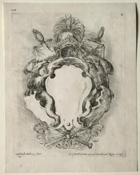 Sammlung verschiedener Kaprizen und neuer Entwürfe von Kartuschen und Ornamenten: Nr. 4