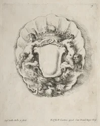 Sammlung verschiedener Kaprizen und neuer Entwürfe von Kartuschen und Ornamenten: Nr. 7