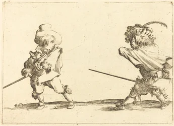 Duell zweier Zwerge