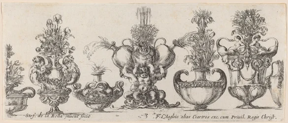 Fantastische Vasen, wahrscheinlich 1646