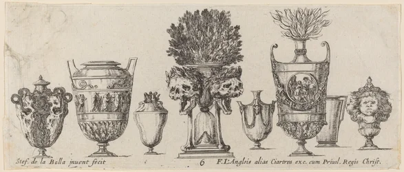 Fantastische Vasen, wahrscheinlich 1646