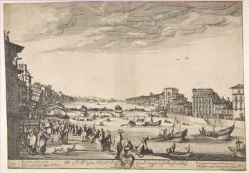 Spiel der Brücke, Pisa, 1634