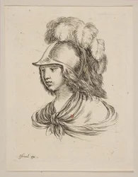 Kopf der Minerva, aus 