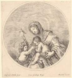 Maria mit Kind und Johannes dem Täufer