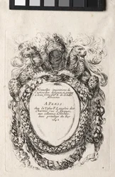 Neues Modell für eine Kartusche, 1647