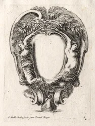 Neues Modell für eine Kartusche, 1647