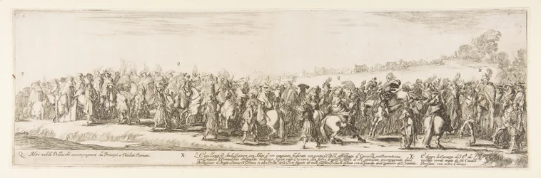 Teil des Eingangs der polnischen Gesandtschaft Q.X.Y., 1633