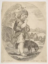 Johannes der Täufer beißt in ein Stück Obst (ca. 1641)