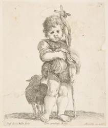Johannes der Täufer mit gefalteter Robe, ca. 1641