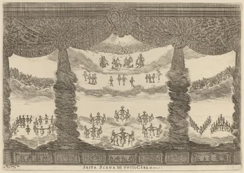 Sechste Szene des ganzen Himmels, 1637