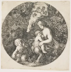 Die Frau des Satyrs, 1656