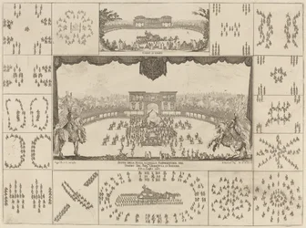 Turnier in Florenz für die Hochzeit von Großherzog Ferdinand I.