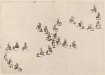 Vierundzwanzig Kavaliere in Doppel-S-Formation