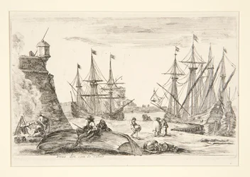 Ansicht einer Ecke von Calais (Vue d