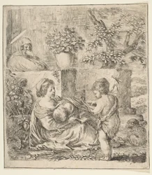 Jungfrau und Kind mit Johannes dem Täufer und St. Elisabeth, ca. 1641