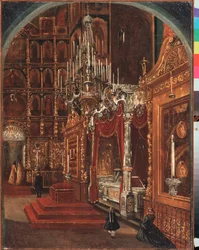 Innenraum der Mariä-Entschlafens-Kathedrale in Jaroslawl