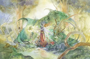 Fee und Wald-Drachen