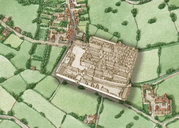 Bermondsey, London, um 1600 mit Einsatz von vorreformatorischer Abtei, 2021