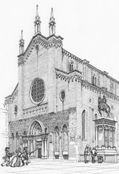 Die Kirche der Heiligen Zanipolo, Venedig