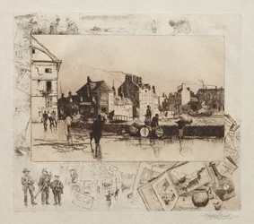Ein Sturm in Fécamp, Normandie, 1886