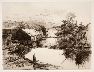 Mühlen in Mispek, N.B., 1884