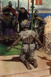 Montezuma II. wurde 1519 von Hernan Cortes gefangen genommen