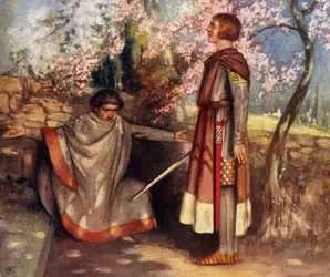 Heiliger Giovanni Gualberto und der Mörder