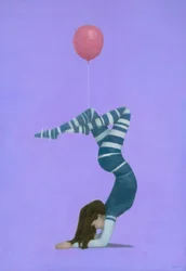 Graziöse Kontorsionsballon